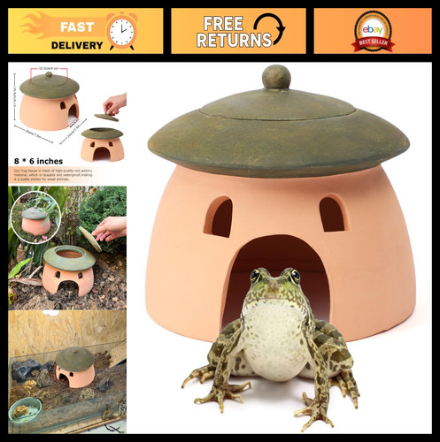 Garden toad house - garden, 8"x6"